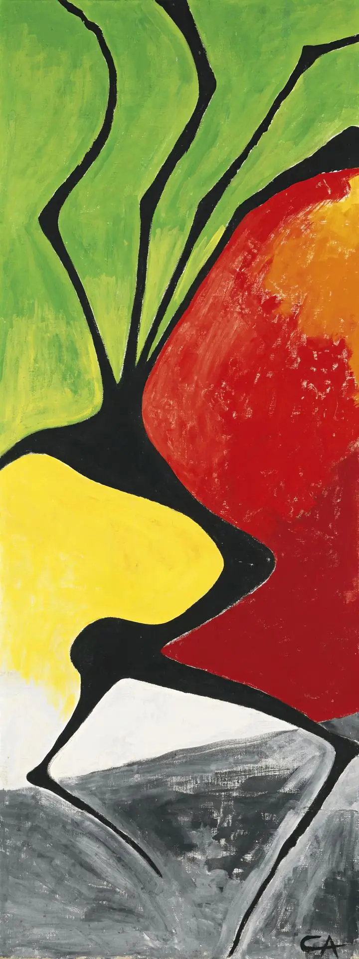 A Weird Man (1949), Paintings, Alexander Calder
