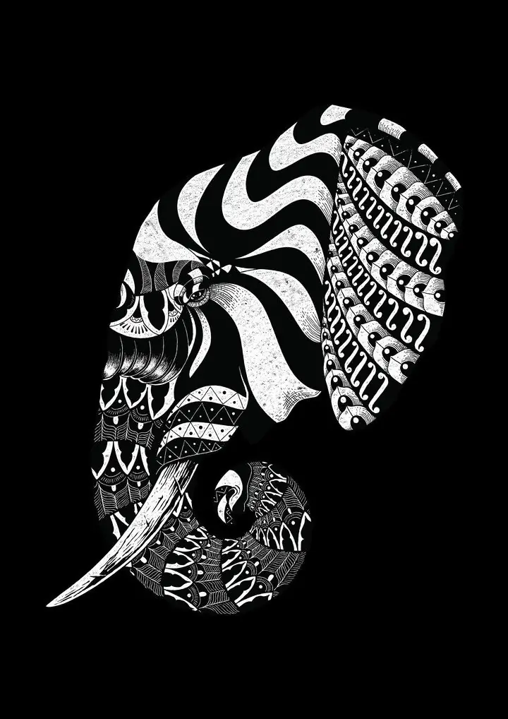 Abstract Black Design