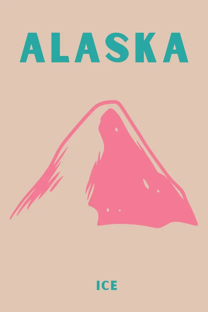 Alaska, Aesthetic Art, Travel, Preppy Travel Posters