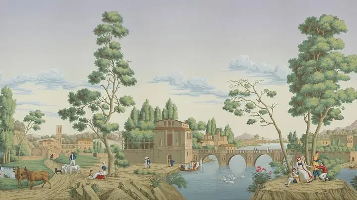 Ancient Riverline, Wallpaper, World Landscape