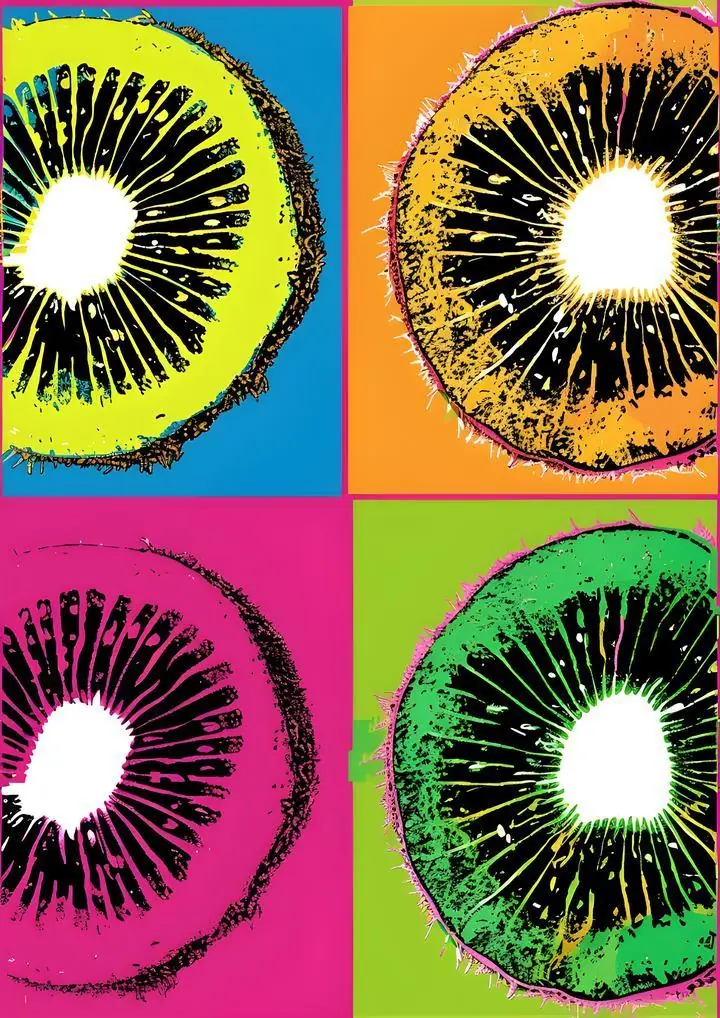 Andy Warhol Kiwi Slices