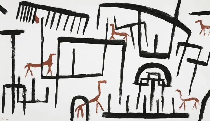 Animals in an Enclosure