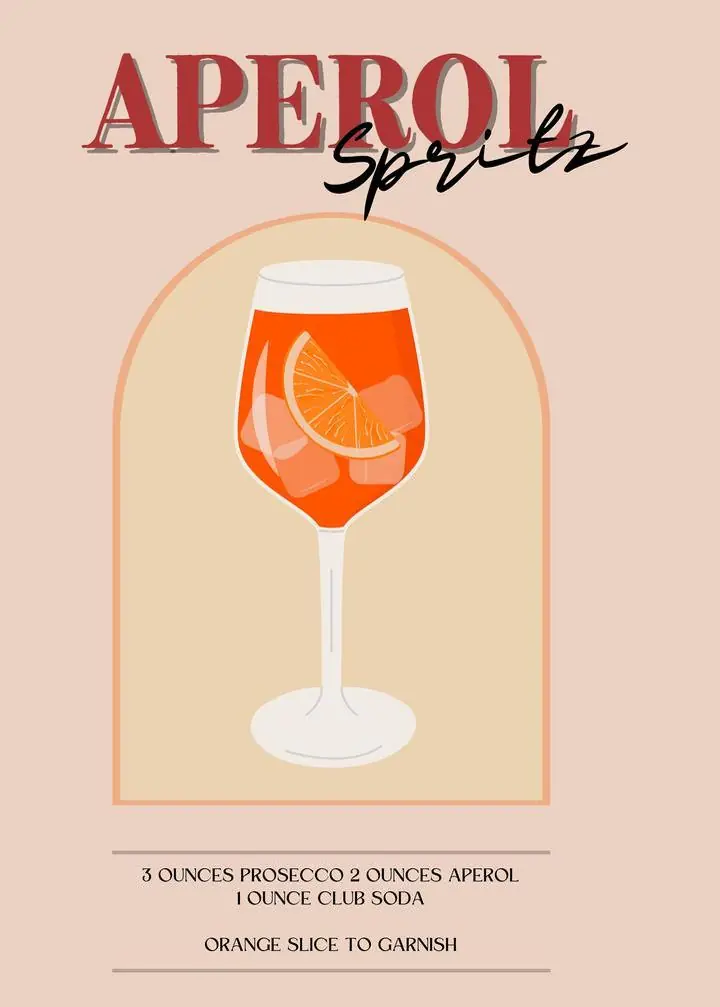 Aperol Spritz Cocktail Orange Refreshment