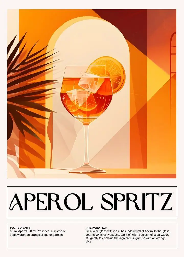 Aperol Spritz Tropical Drink