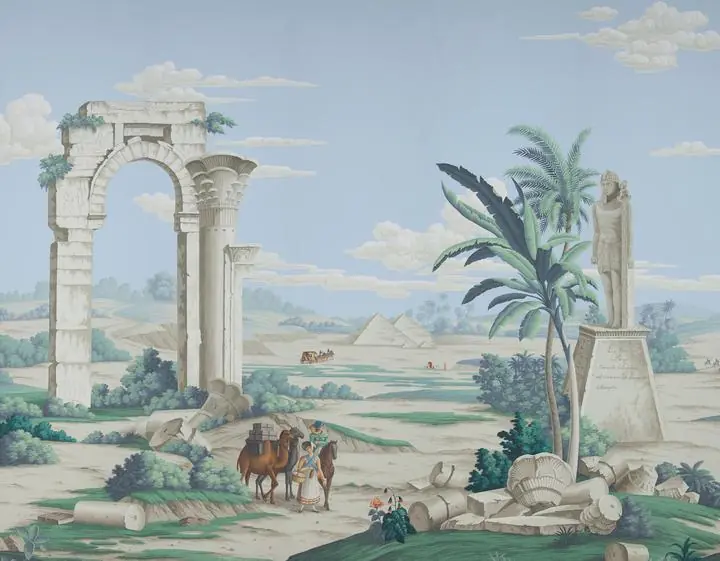 Beige Ancient Ruins Statue Brown Camel, Wallpaper, World Landscape