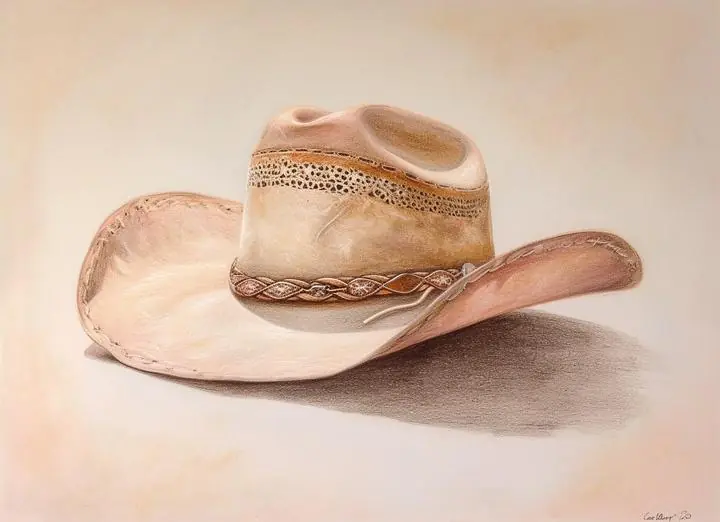Beige Cowboy Hat 2