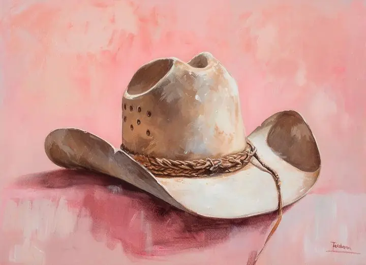 Beige Cowboy Hat