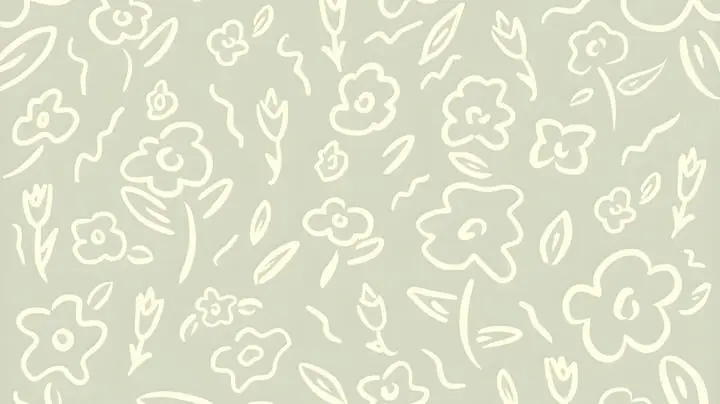 Beige Floral Pattern