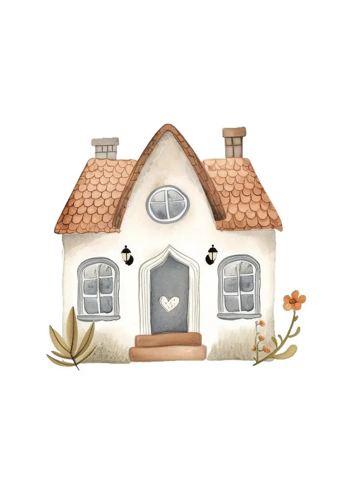 Beige Little House