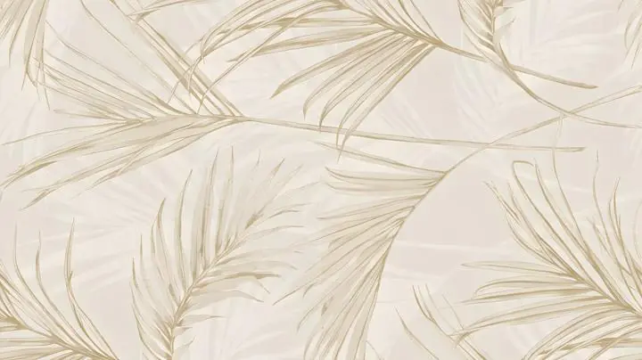 Beige Palm Leaves, Wall Art, Boho, Boho Art C