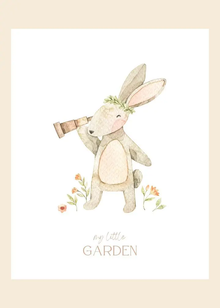 Beige Rabbit Figurine