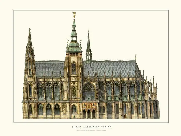 Beige St Vitus Cathedral