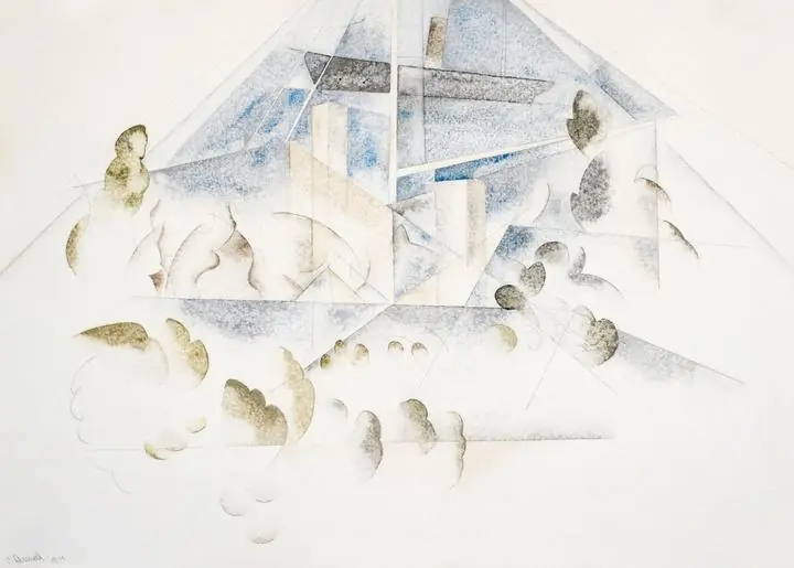 Bermuda, Masts and Foliage (1917)