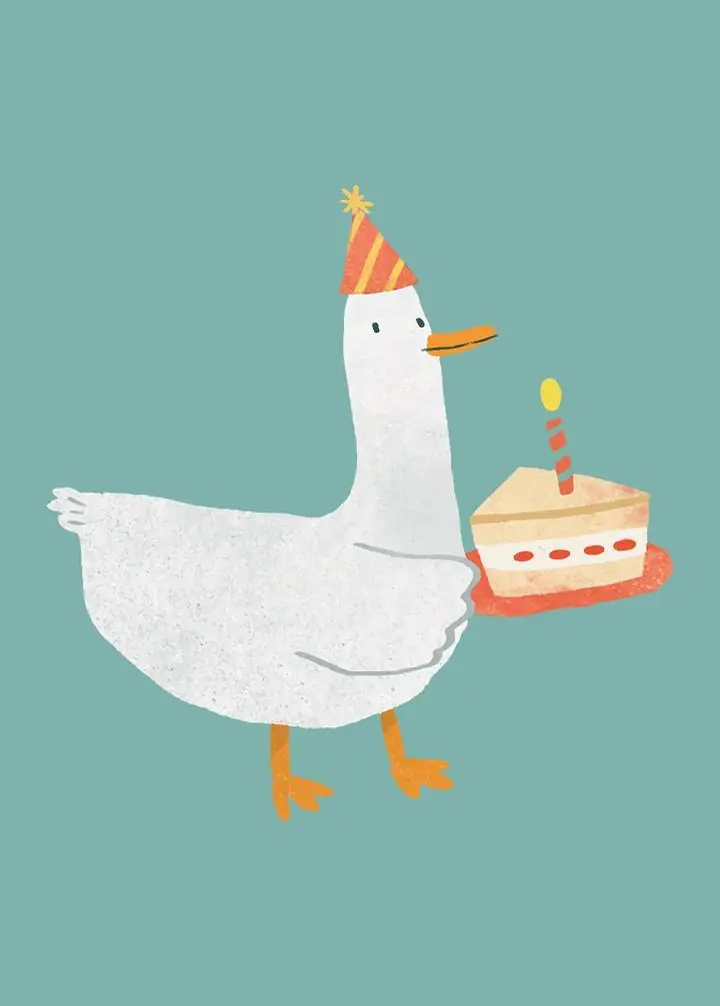 Birthday Goose Cake