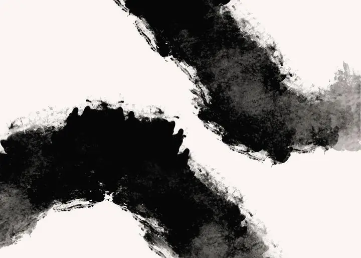 Black Abstract Art 2