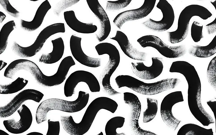 Black Abstract Art 6