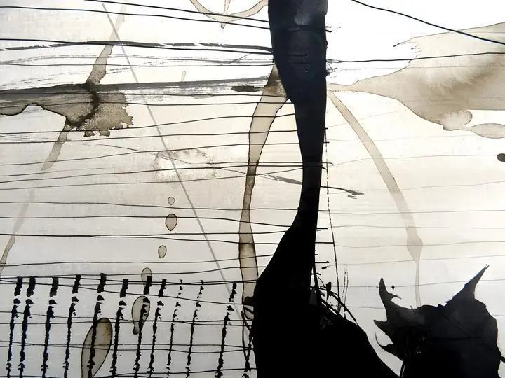 Black Abstract Artwork 5