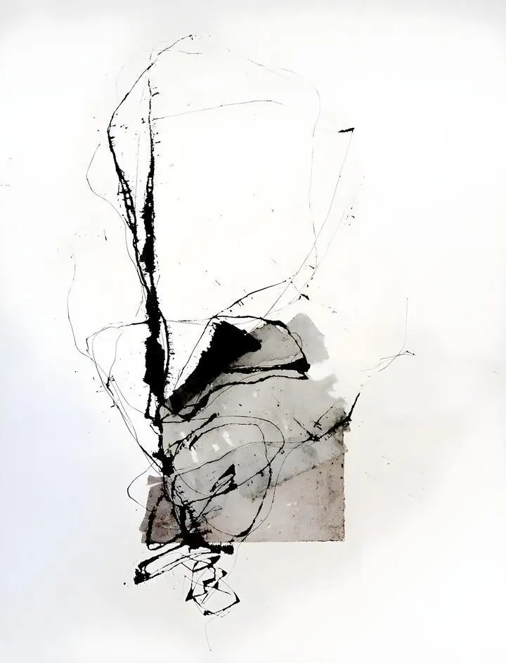 Black Abstract Artwork 6