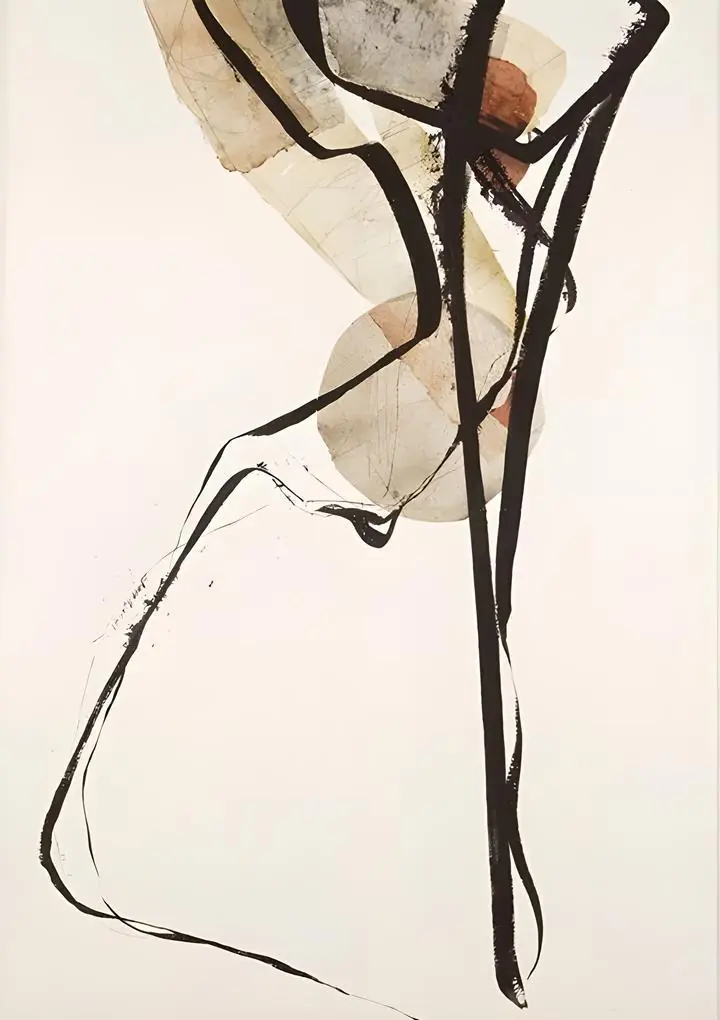 Black Abstract Artwork 9