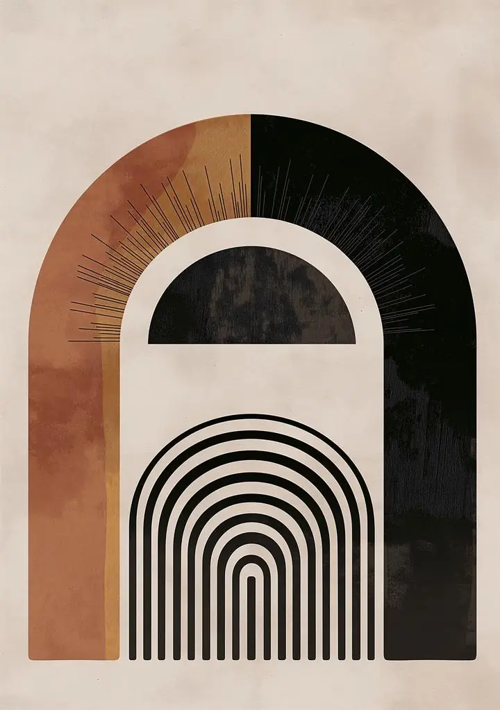 Black And Brown Archway