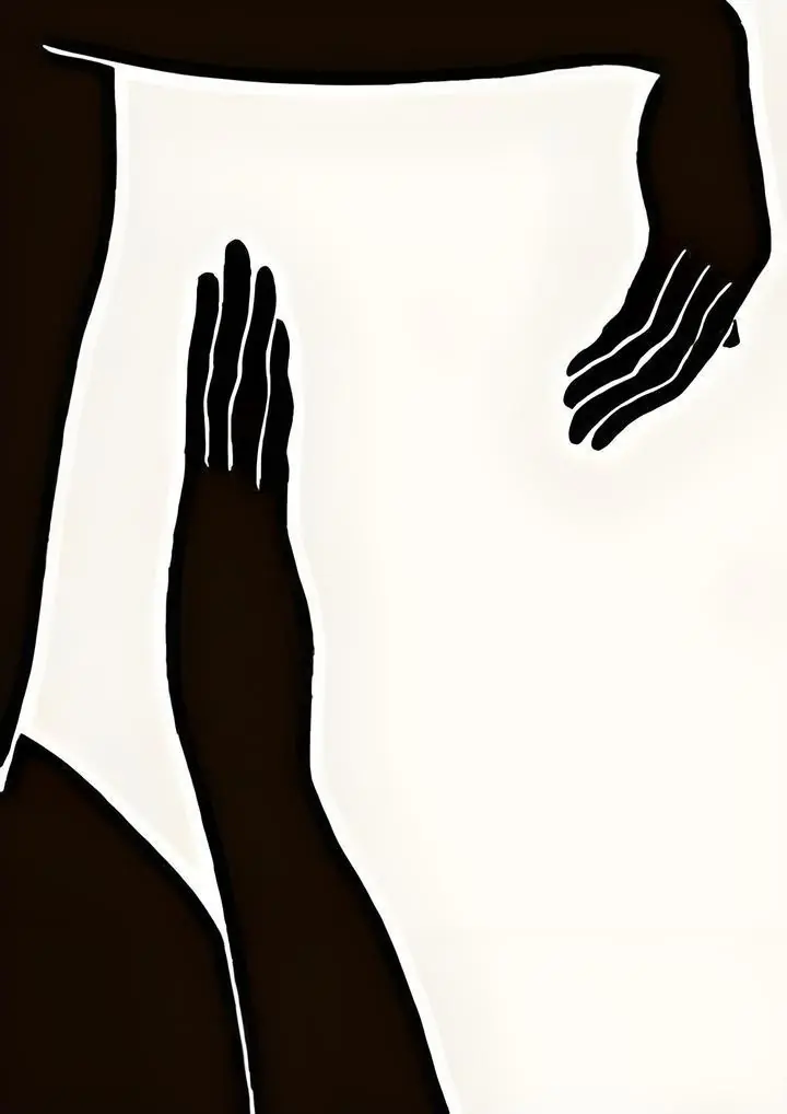 Black Arm Hand, Wall Art, Modern, Modern Monochrome