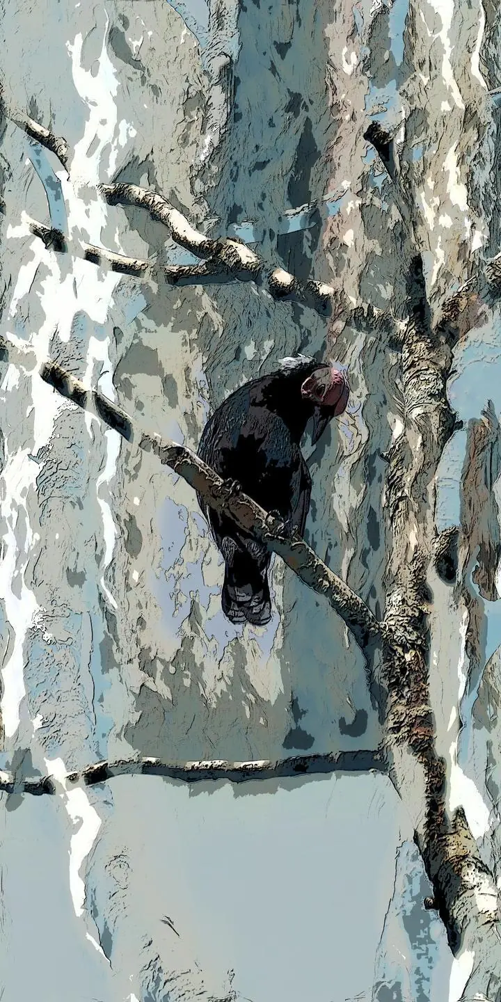 Black Bird On Branch, Wall Art, Decor Wall Art, Decor Wall Art G