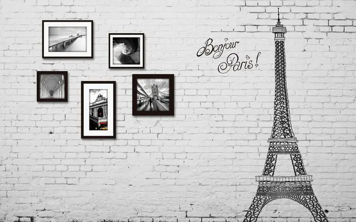 Black Eiffel Tower, Wallpaper, World Landscape