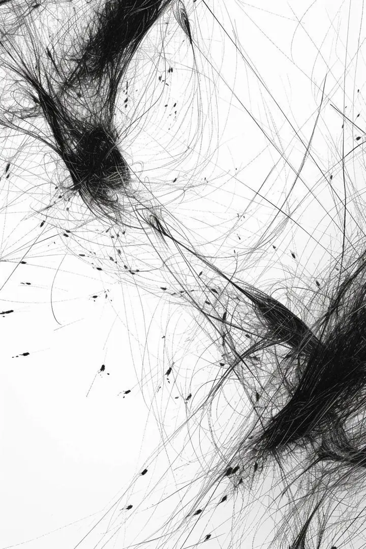 Black Lines Artwork 4, Wall Art, Modern, Modern Monochrome