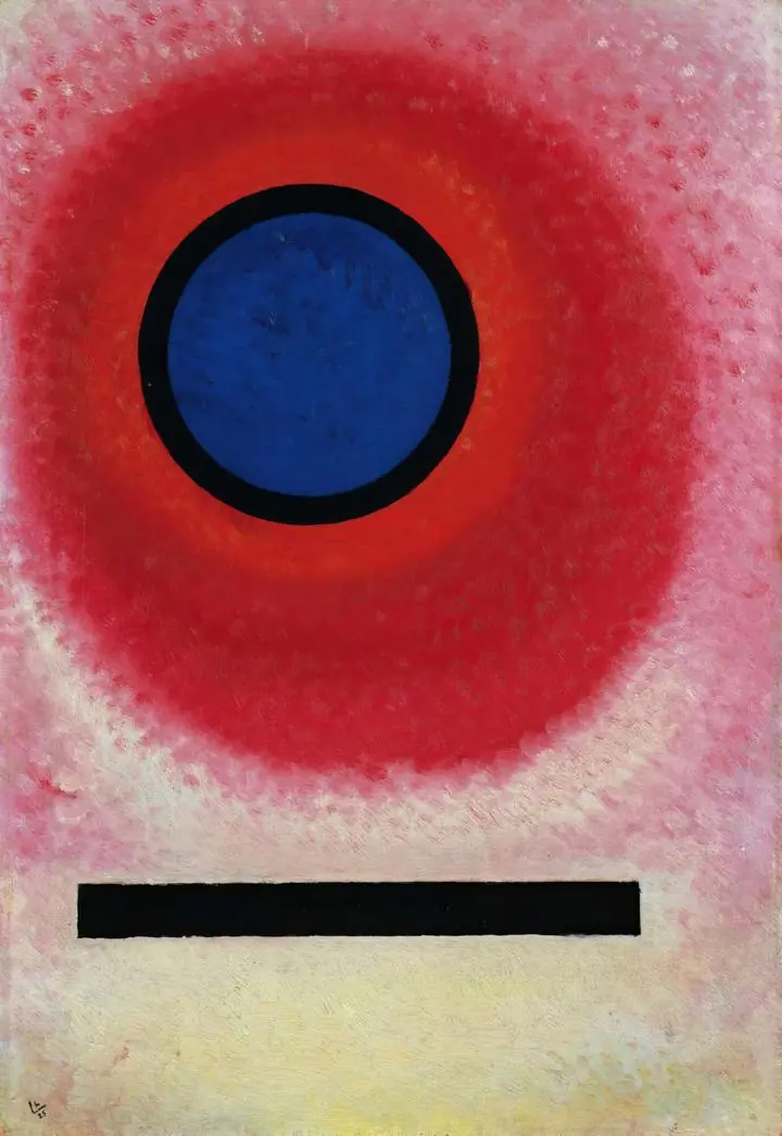 Blauer Kreis No. 2 (Cercle Bleu Ii) (1925), Paintings, Wassily Kandinsky