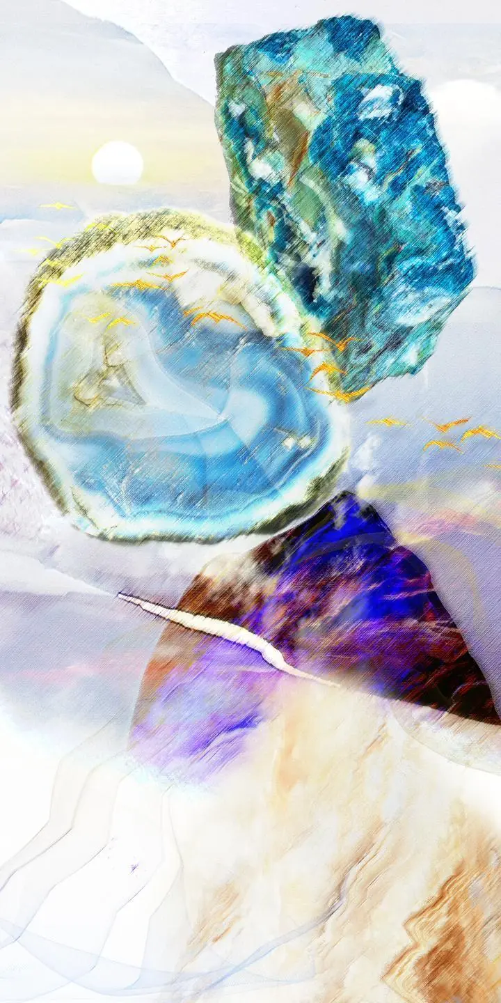 Blue Agate Geode Slice, Wall Art, Decor Wall Art, Decor Wall Art G