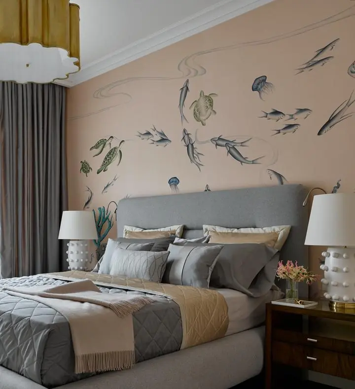 Blue Coral Green Sea Turtle Gray 2