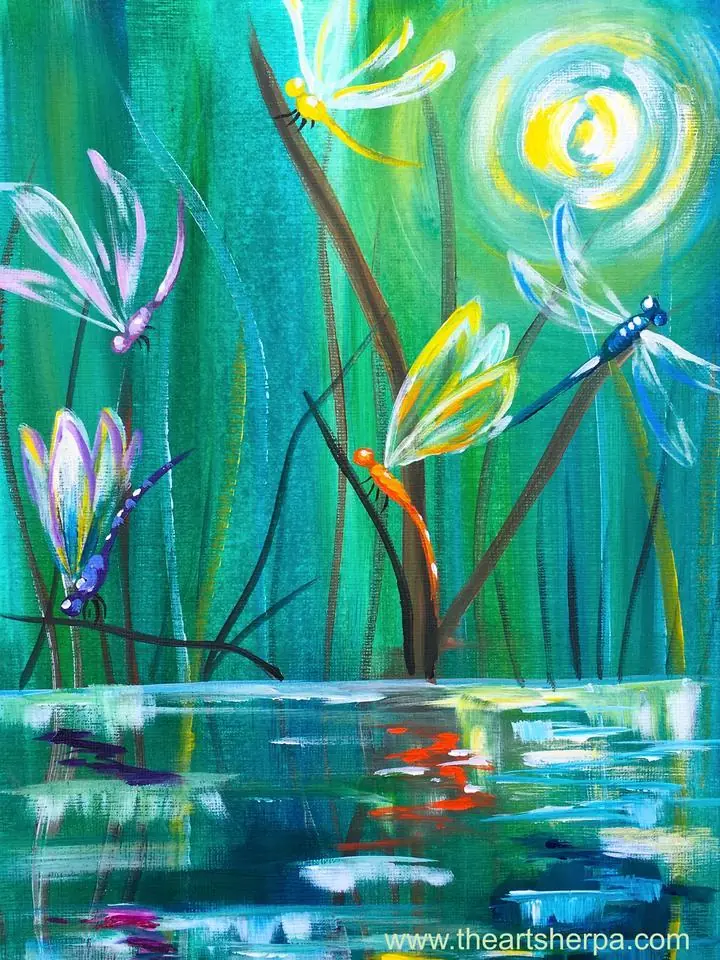 Blue Dragonfly, Wall Art, Decor Wall Art, Decor Wall Art E