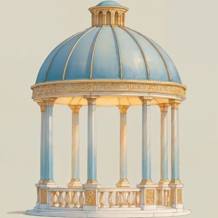 Blue Gazebo