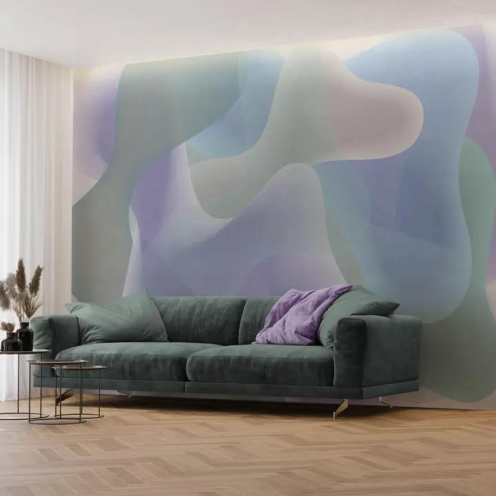 Blue Green Abstract Art