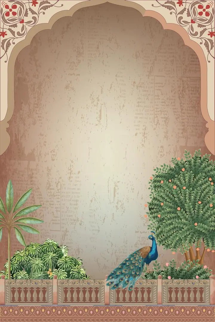 Blue Peacock 3, Indian Art, Pichwai, Pichwai Portrait