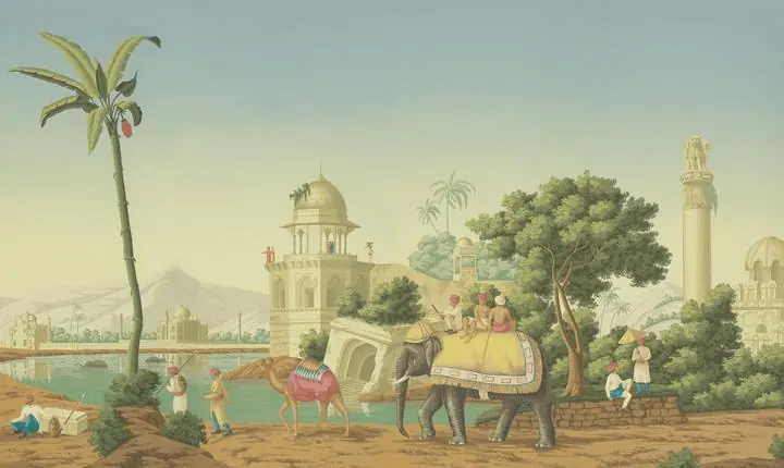 Blue Sky Royal Elephant, Wallpaper, World Landscape