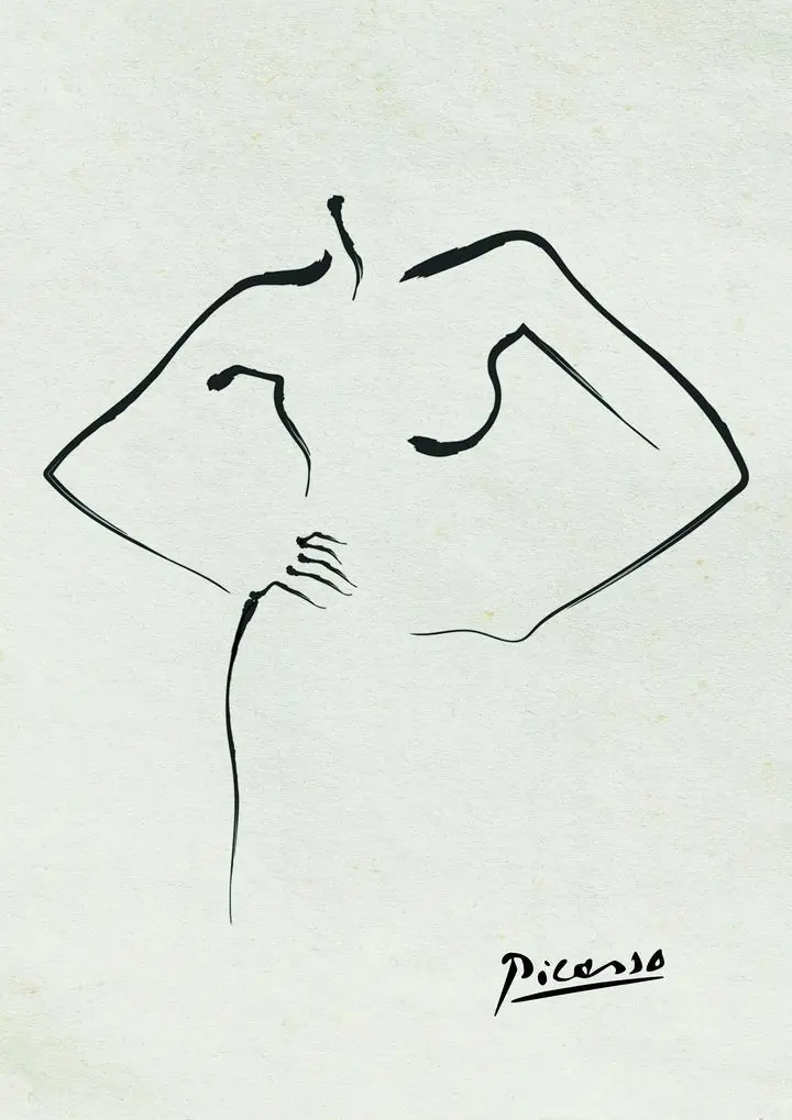 Body of Women Line Art