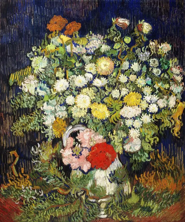 Bouquet of Flowers in a Vase