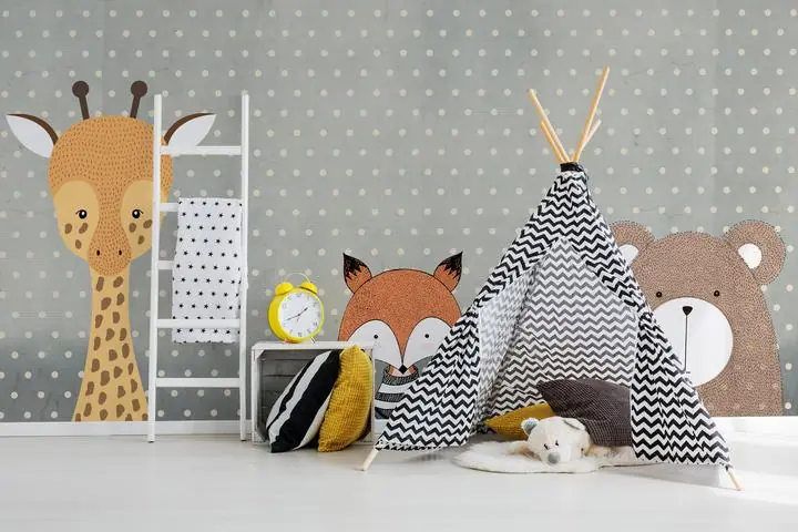 Brown Bear White Elephant Black And