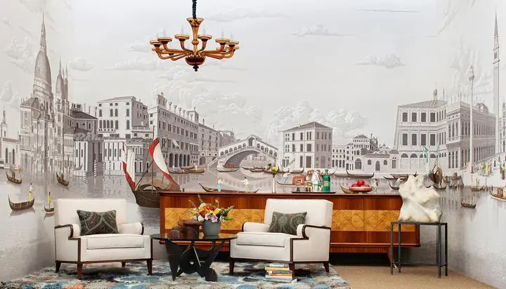 Brown Boats Red White Sails