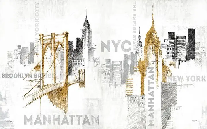 Brown Brooklyn Bridge, Wallpaper, World Landscape