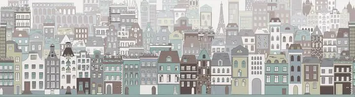 Brown Cityscape Buildings, Wallpaper, World Landscape