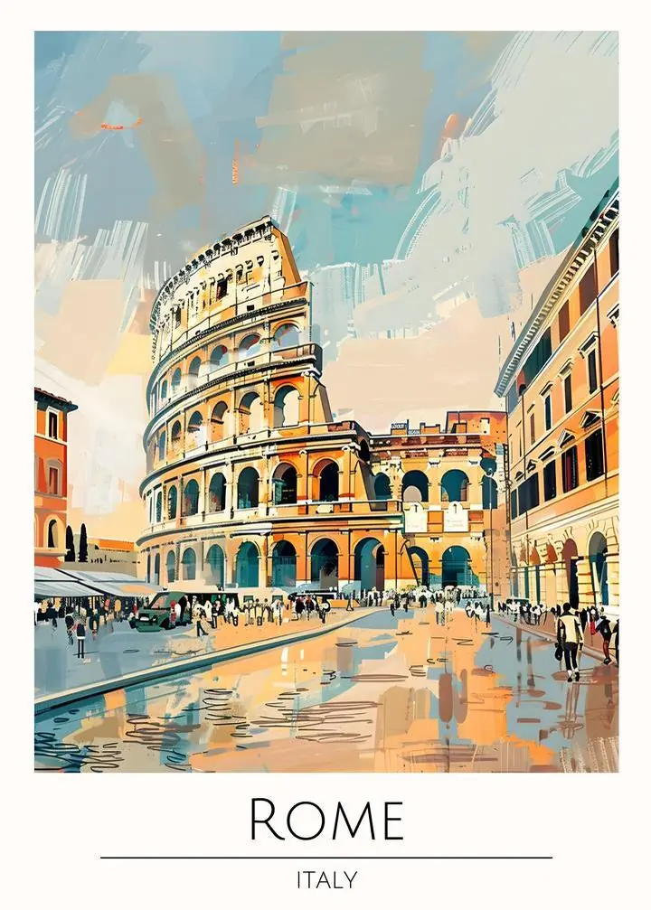 Brown Colosseum Rome