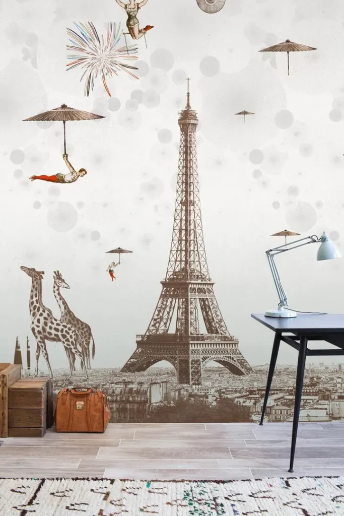 Brown Eiffel Tower Giraffe