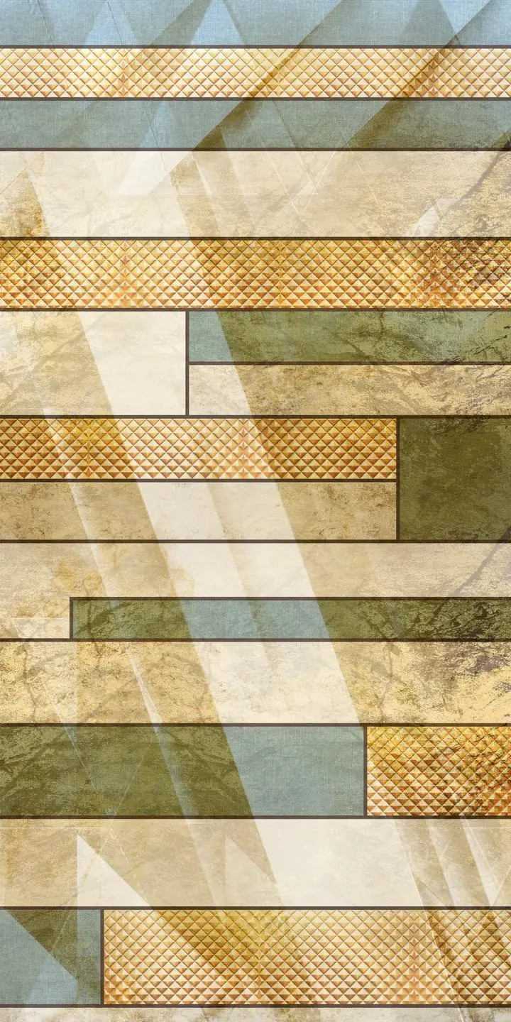 Brown Geometric Patterned Wallpaper, Wall Art, Decor Wall Art, Decor Wall Art G