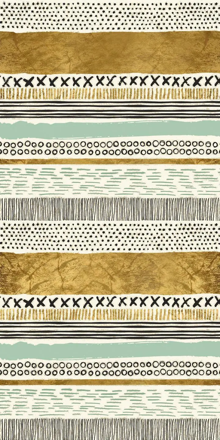 Brown Green Patterned Fabric Design, Wall Art, Decor Wall Art, Decor Wall Art G