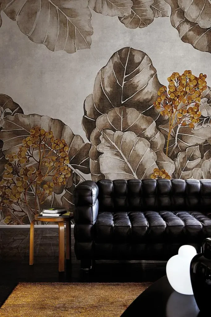 Brown Leaves Golden Berries