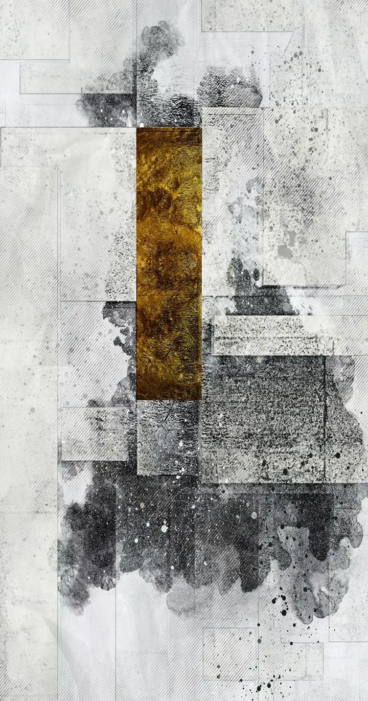 Brown Rectangle Panel Collage Art, Wall Art, Decor Wall Art, Decor Wall Art G