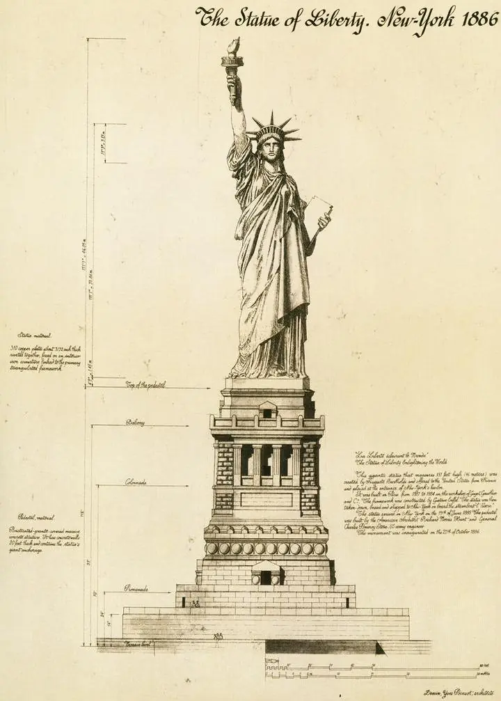 Brown Statue Of Liberty