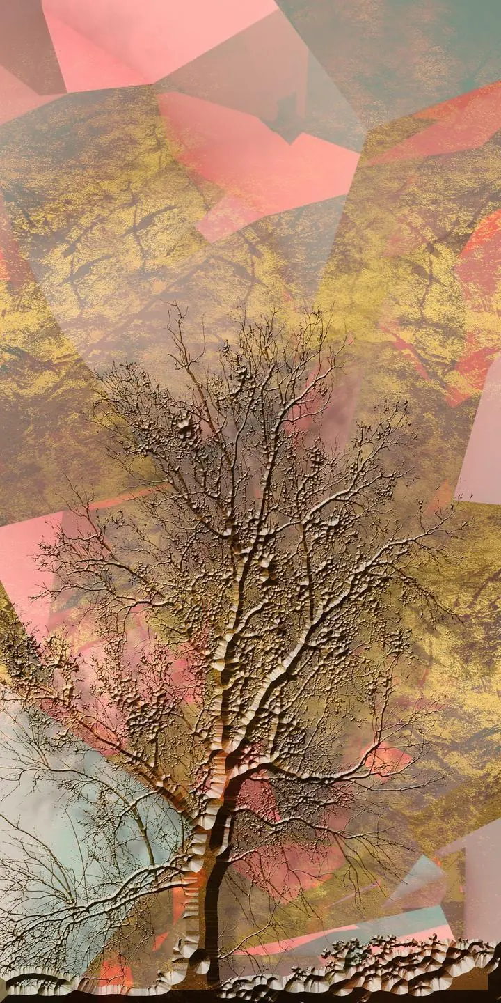 Brown Tree Silhouette, Wall Art, Decor Wall Art, Decor Wall Art G